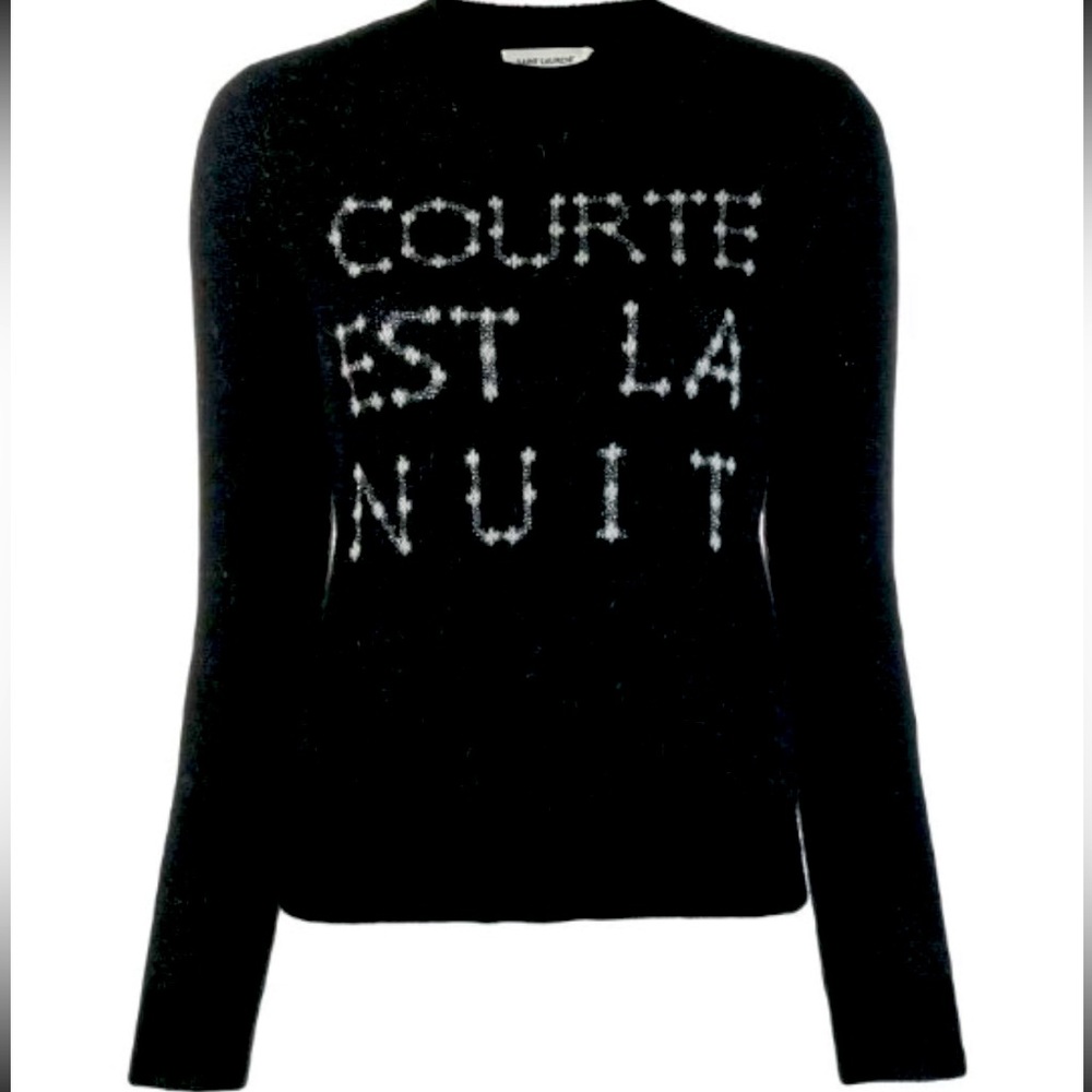Saint Laurent sweater made of wool and mohair in excellent conditions